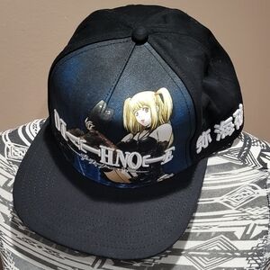 Spencer's Black Death Note Graphic Hat